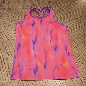 Tie Dye tank top size L 10/12 all in motion